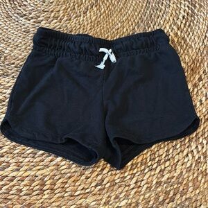 Black soft shorts